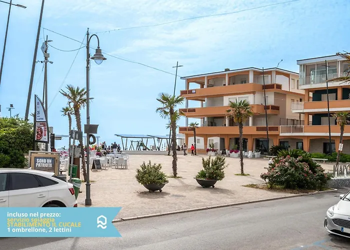 Lägenhet Mialmare Sud - Marcelli, Nuovo Trilocale In Centro Fronte Mare Marcelli