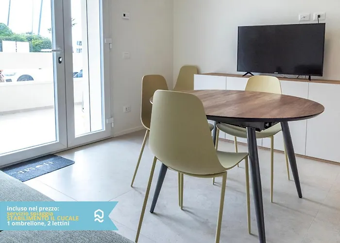 Mialmare Sud - Marcelli, Nuovo Trilocale In Centro Fronte Mare