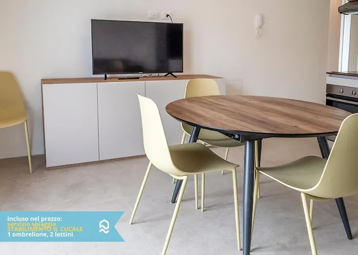 Mialmare Sud - Marcelli, Nuovo Trilocale In Centro Fronte Mare Marcelli