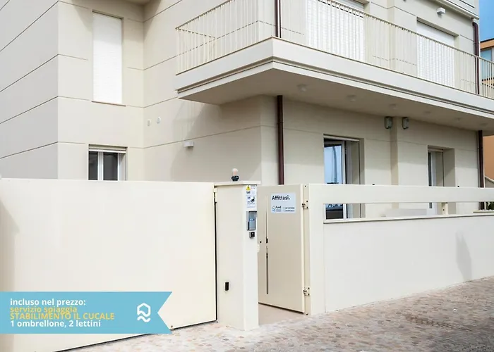 Mialmare Sud - Marcelli, Nuovo Trilocale In Centro Fronte Mare